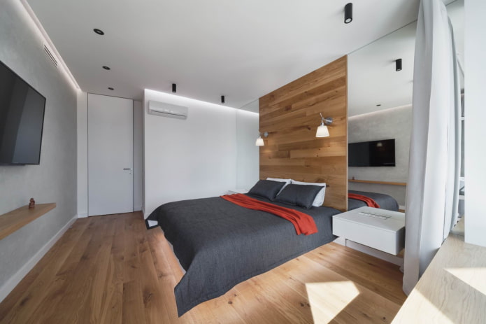 slaapkamer met kleedkamer