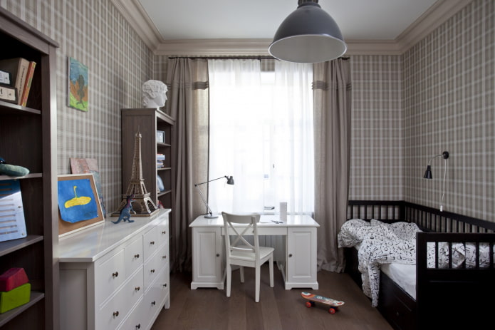 kinderkamer 9 vierkanten