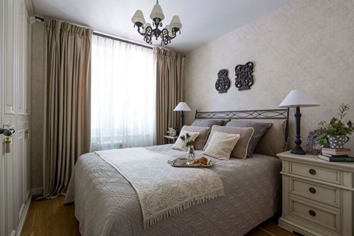 kleine slaapkamer in Proven?aalse stijl