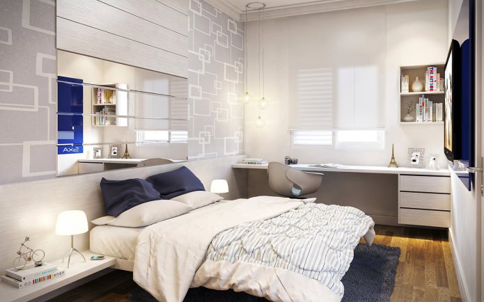 slaapkamerinterieur voor een meisje
