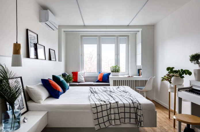 slaapkamer in wit
