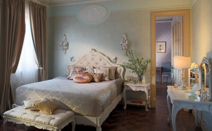 slaapkamer in art-decostijl