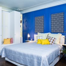 Slaapkamermuurontwerp: kleurselectie, afwerkingsopties, 130 foto's van het interieur - 20