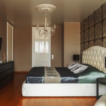 Slaapkamermuurontwerp: een kleur kiezen, afwerkingsopties, 130 foto's van het interieur - 8