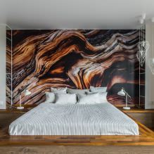 Slaapkamermuurontwerp: kleurselectie, afwerkingsopties, 130 foto's van het interieur - 5