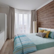 Slaapkamermuurontwerp: een kleur kiezen, afwerkingsopties, 130 foto's van het interieur - 7