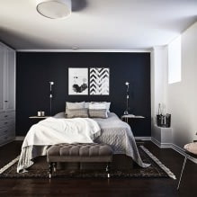 Slaapkamermuurontwerp: kleurselectie, afwerkingsopties, 130 foto's van het interieur - 15
