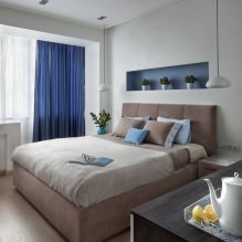Slaapkamermuurontwerp: kleurselectie, afwerkingsopties, 130 foto's van het interieur - 3