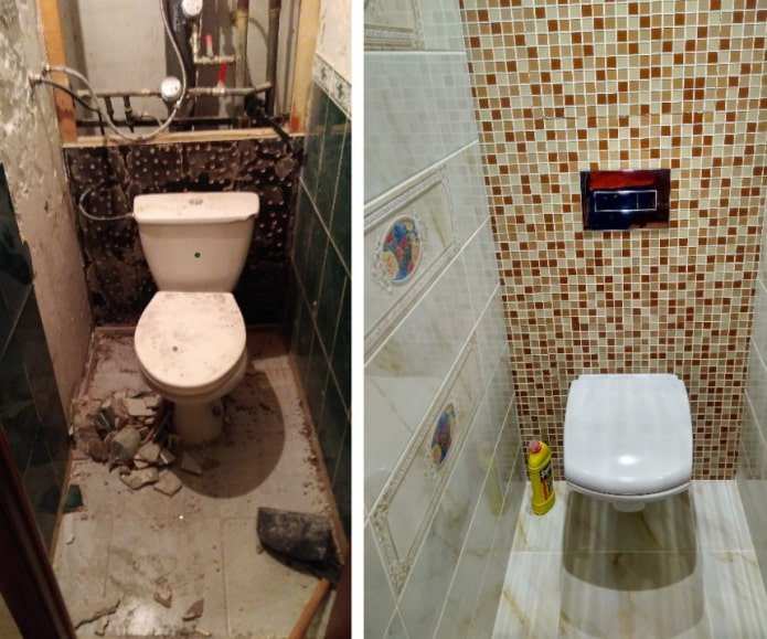 badkamerrenovatie in een Chroesjtsjovka
