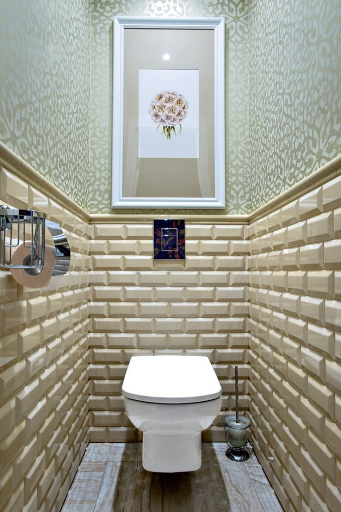 toiletdecoratie in een Chroesjtsjovisch appartement
