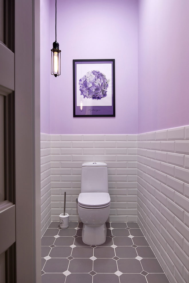 verlichting in het toilet