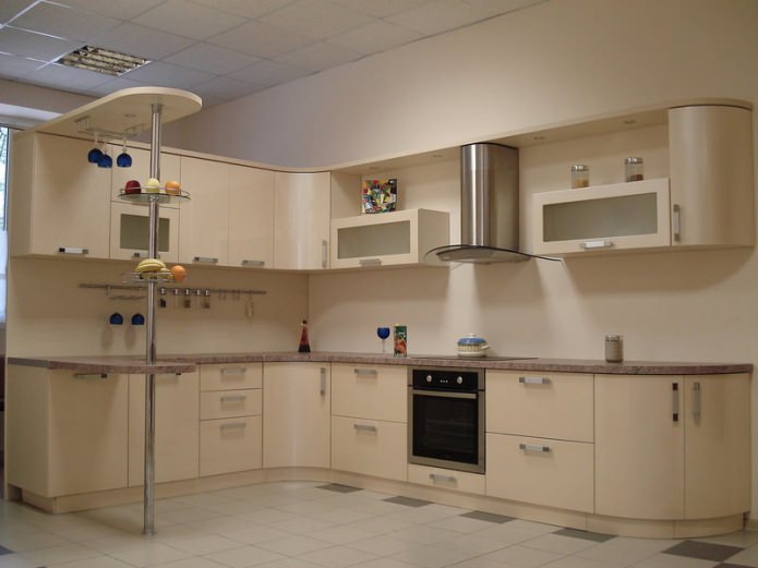 Beige keukenset