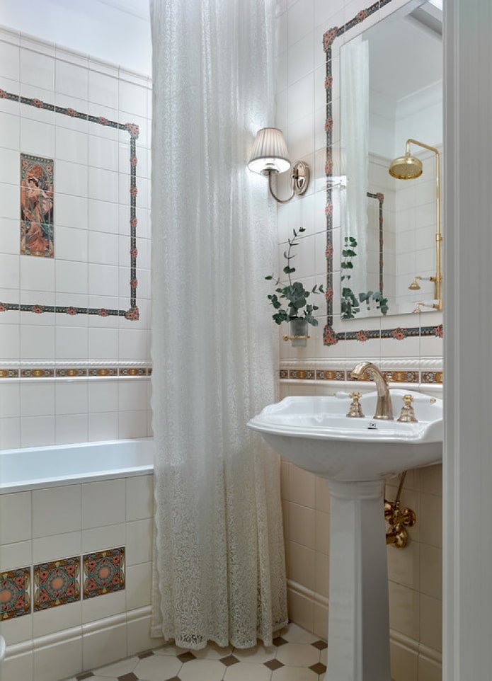 badkamer in klassieke stijl