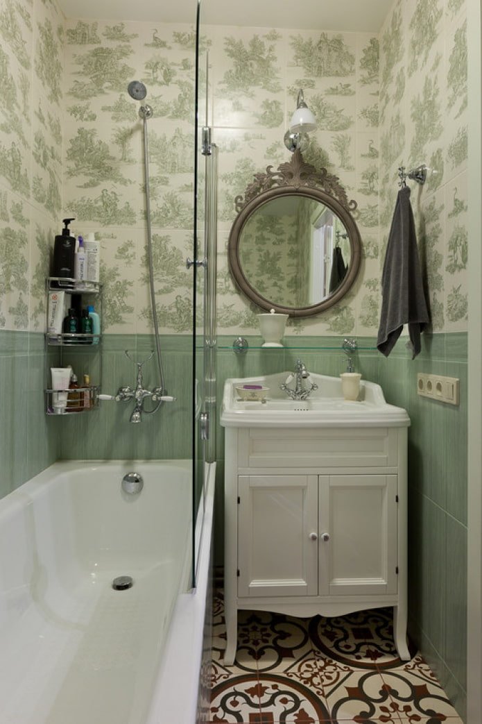 badkamer in Proven?aalse stijl