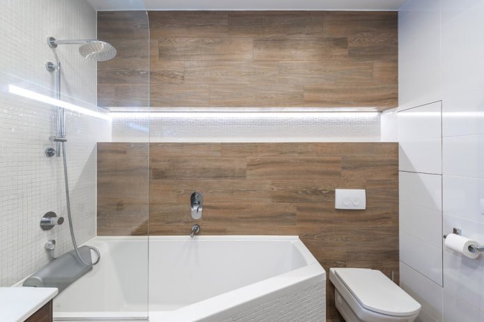badkamer in minimalistische stijl