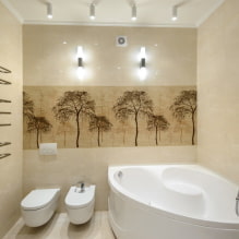 Interieur van een badkamer gecombineerd met een toilet-8