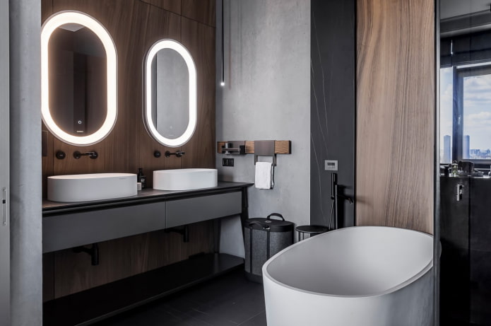 badkamer in Japandi-stijl