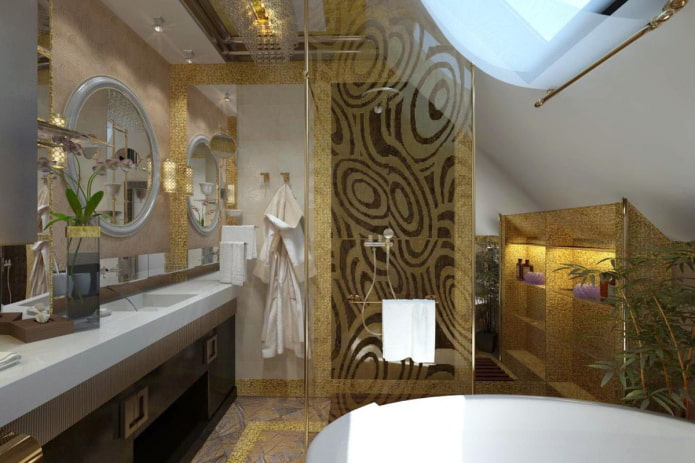 badkamer in art deco-stijl