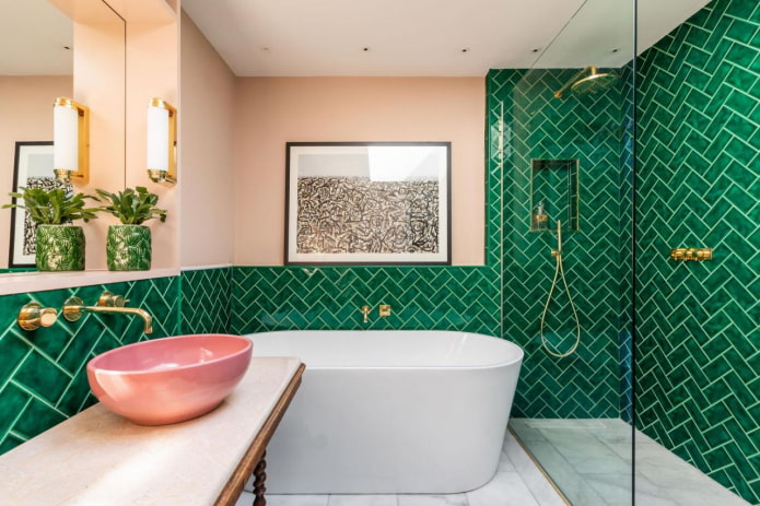 wastafel, bad en douche
