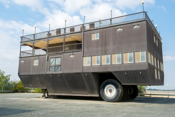 ongebruikelijke camper op wielen