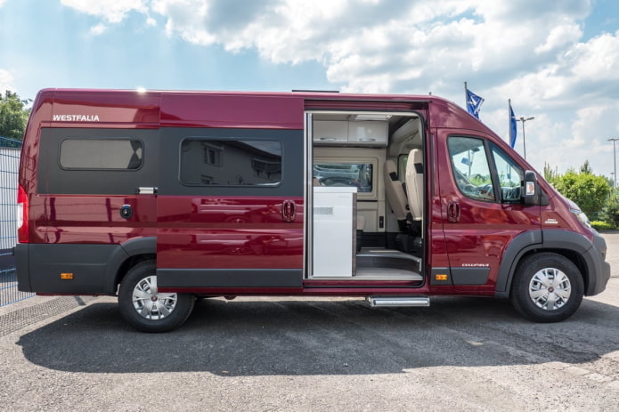 motorhome buiten