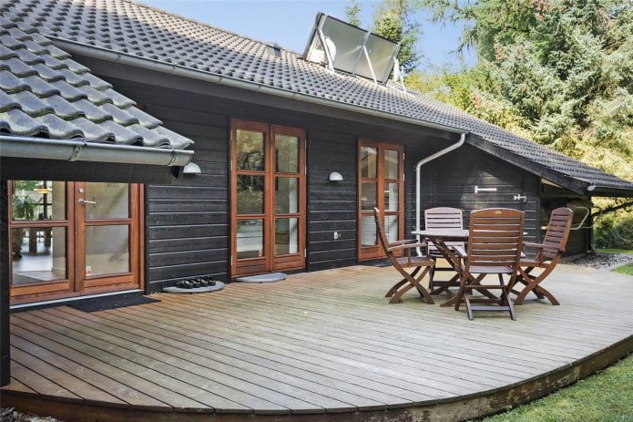 deuren en ramen in een huis in Scandinavische stijl