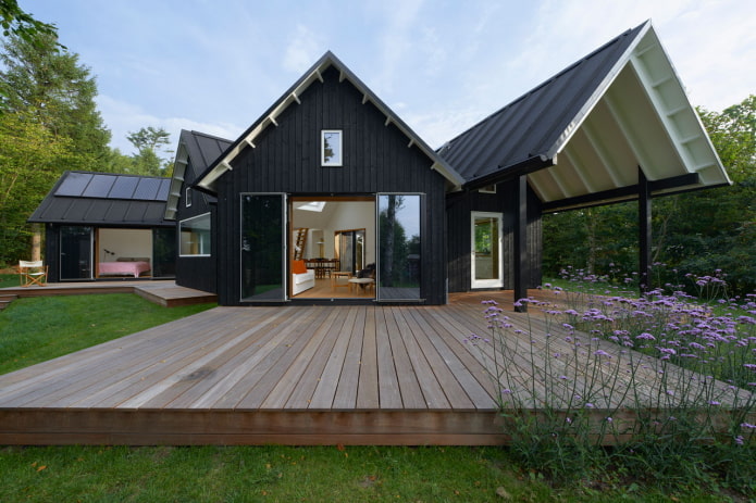 groot huis in Scandinavische stijl