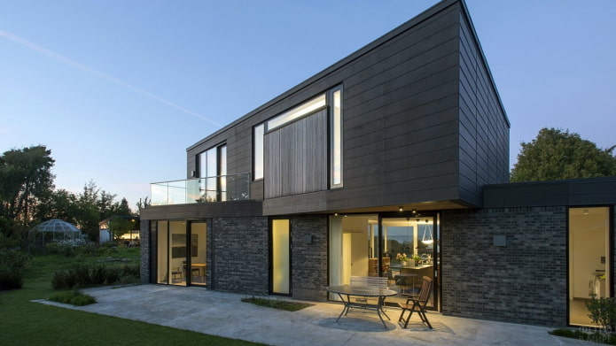 groot huis in Scandinavische stijl