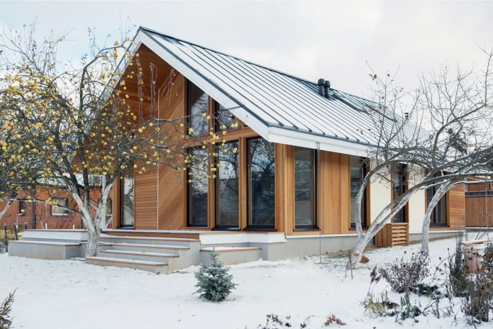 groot huis in Scandinavische stijl