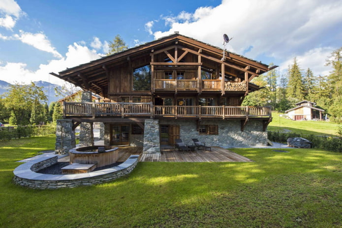 klassiek huis in chaletstijl