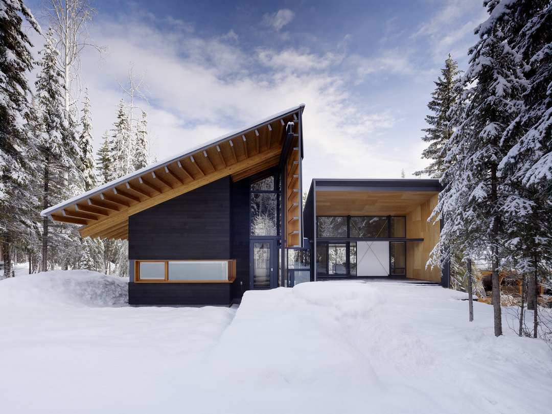 huis met panoramische ramen