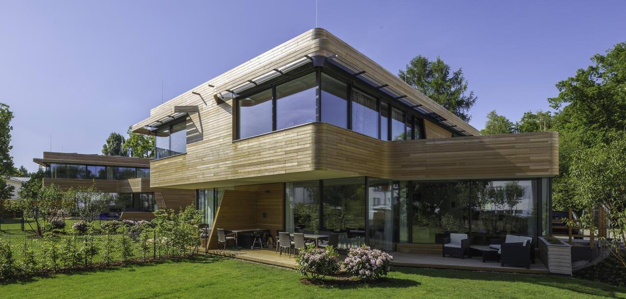 huis met panoramische ramen