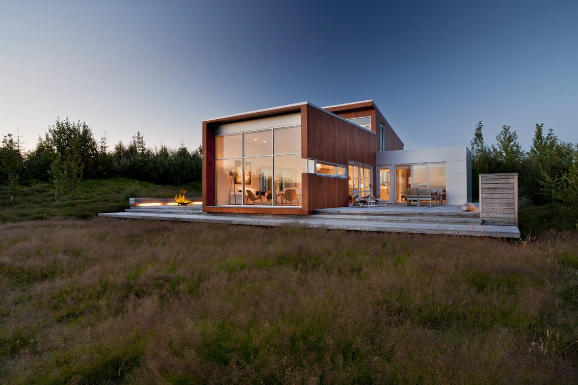 priv?huis met panoramische ramen