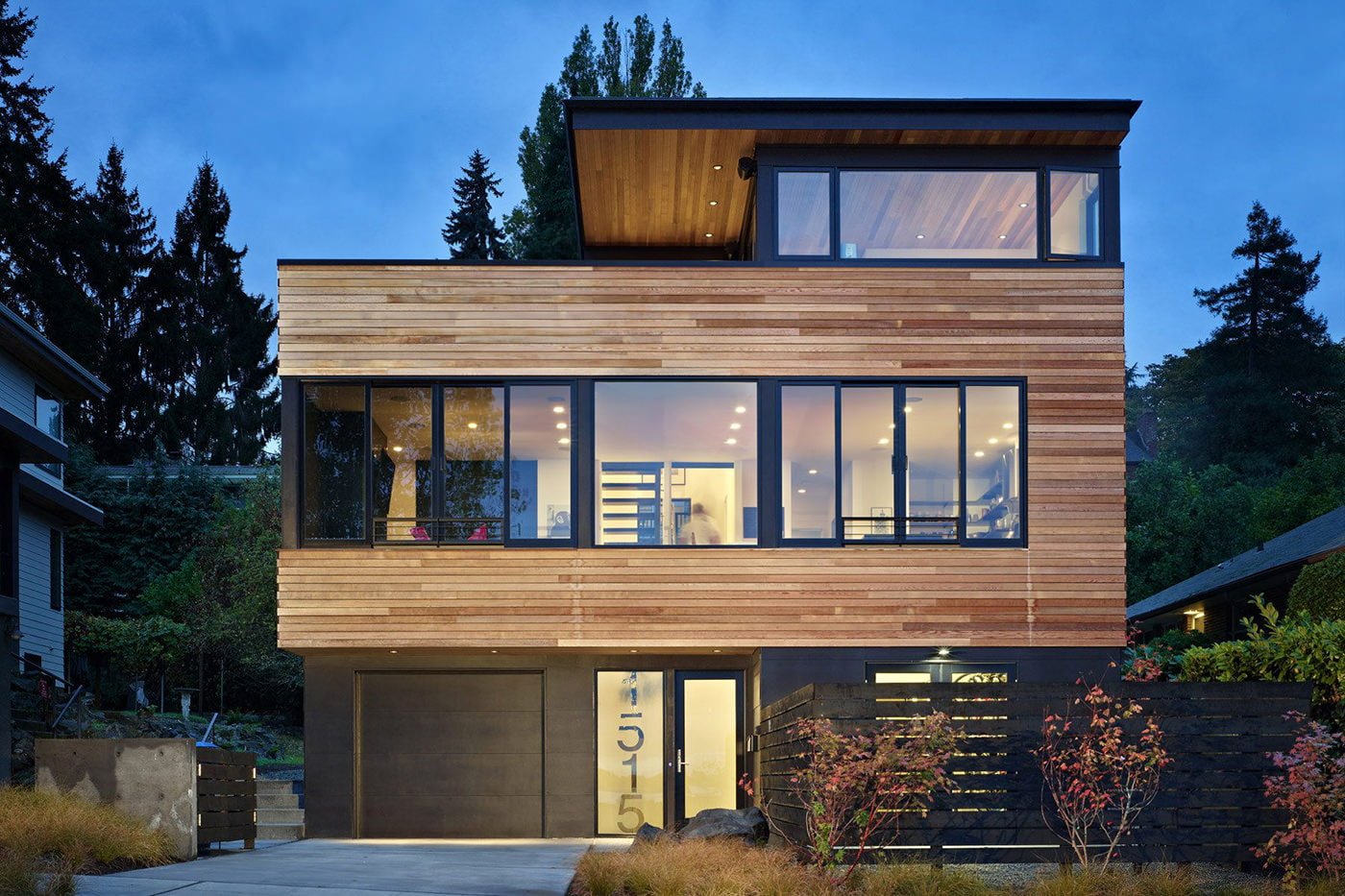 priv?huis met panoramische ramen