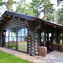 Huizen met panoramische ramen: 70 beste inspirerende foto's en oplossingen-4