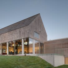 Huizen met panoramische ramen: 70 beste inspirerende foto's en oplossingen-23