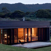 Huizen met panoramische ramen: 70 beste inspirerende foto's en oplossingen-14