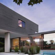 Huizen met panoramische ramen: 70 beste inspirerende foto's en oplossingen-2