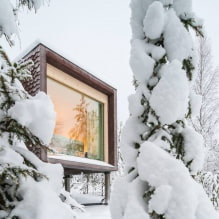 Huizen met panoramische ramen: 70 beste inspirerende foto's en oplossingen-3