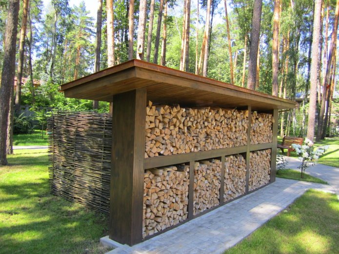 houthok met planken