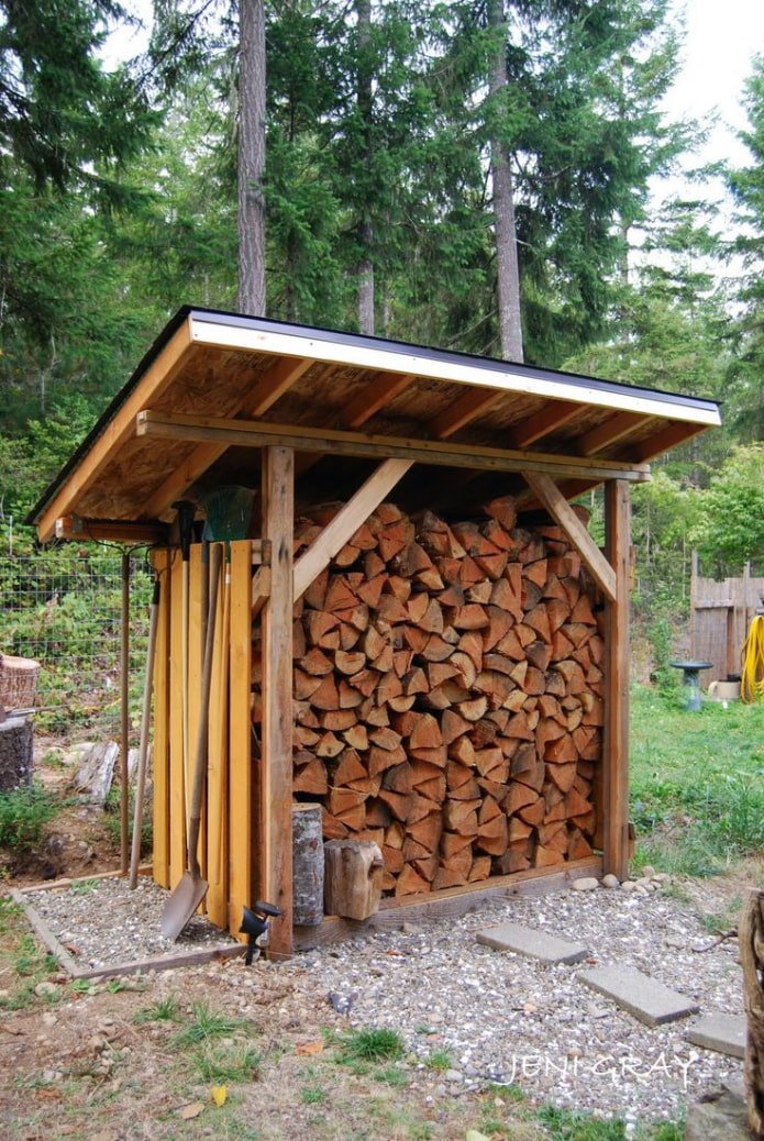 houten houthok