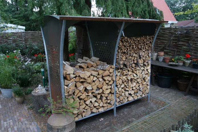 metalen houthok