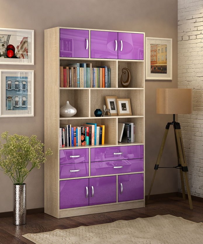 kast met lichte accenten