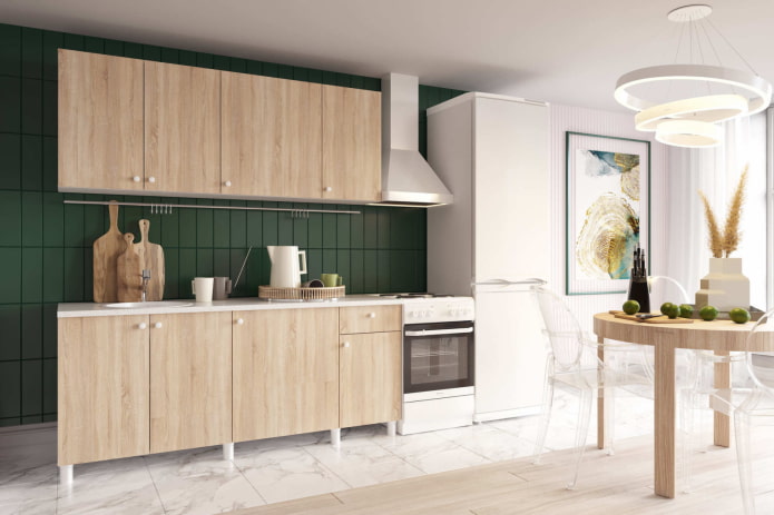 keuken in de schaduw van eiken Sonoma