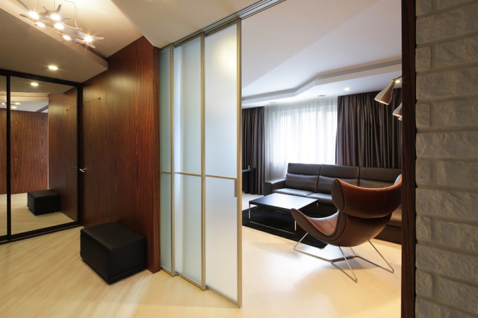 cascadedeuren in het interieur