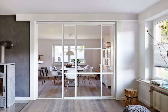 kamerdeuren in Scandinavische stijl