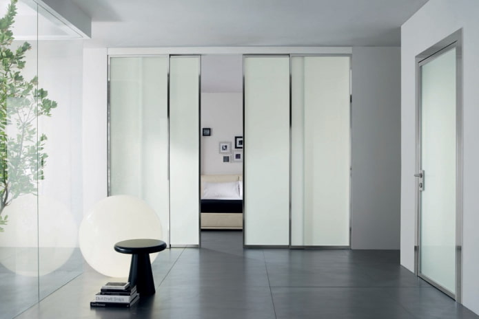 compartimentdeuren in hightech stijl