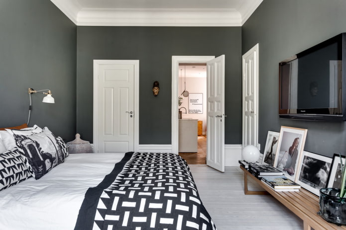 witte deuren in de slaapkamer