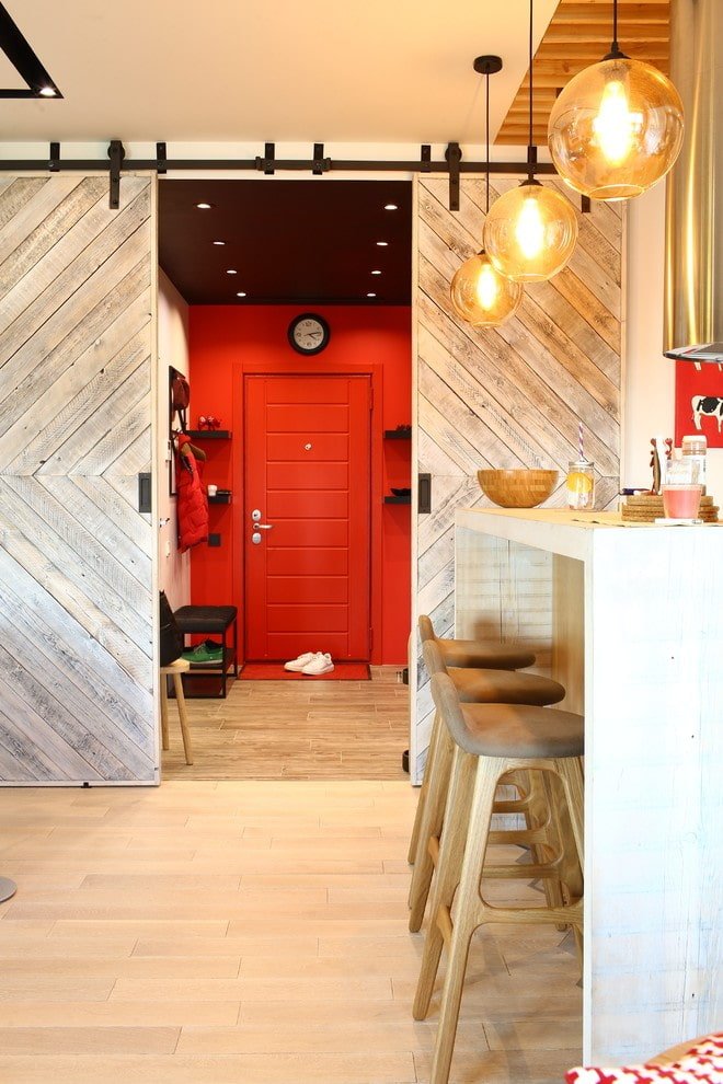 deuren in het interieur in loftstijl