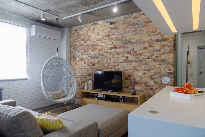 Accent bakstenen muur